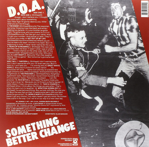D.O.A.-Something Better Change-Vinyl Lp-Brand new/Still Sealed_SC1221017