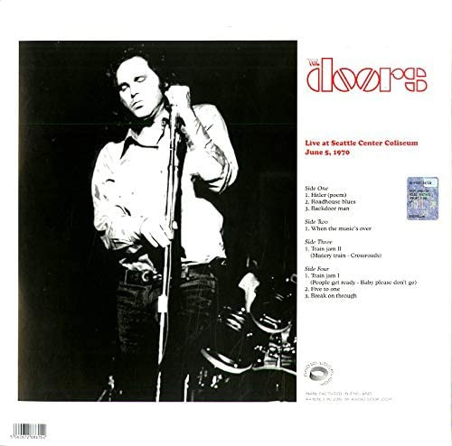 DOORS-Live At Seattle Center Coliseum. 5.6.1970-Vinyl Lp-Brand new/Still Sealed_LAS0222172