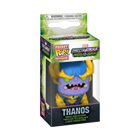 Marvel Mech Strike Monster Hunters - Thanos Posket Pop! Keychain-Funko-FUN61520