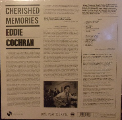 EDDIE COCHRAN-Cherished Memories-Vinyl LP-Brand New/Still sealed_LAS0522031