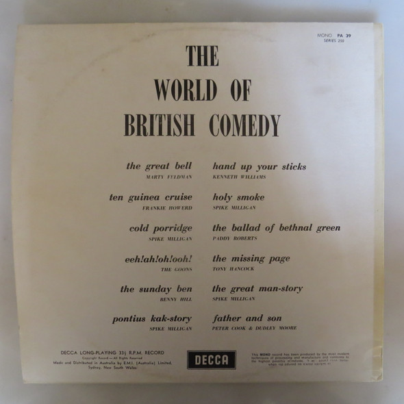 Various-The World Of British Comedy-VINYL LP-USED-SHLP_2541