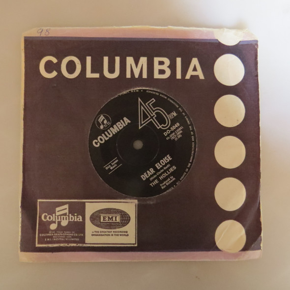 The Hollies-Dear Eloise / When Your Lights Turned On-VINYL 7"-Aussie Press-USED-SHLP_2762