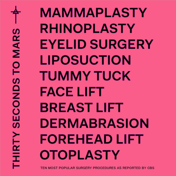 THIRTY SECONDS TO MARS  - AMERICA--(White Vinyl) LP-Brand New/Still sealed_ttt0622087