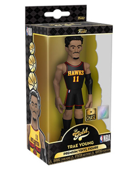 NBA - Trae Young-CHASE EDITION Alt Uni  5" Vinyl Gold-Funko-FUN59383