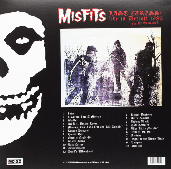 MISFITS-Last Caress: Live In Detroit 1983 - Fm Broadcast-Vinyl LP-Brand New/Still sealed_LAS1122008