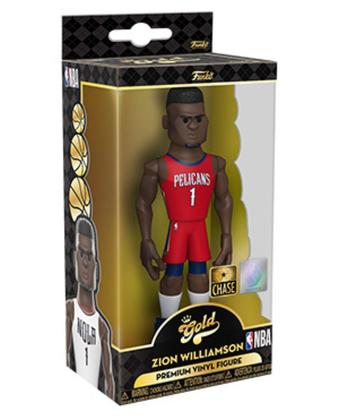 NBA - Zion Williamson Home-CHASE EDITION  5" Vinyl Gold-Funko-FUN59385