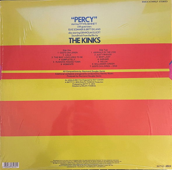 KINKS-Percy (50th Anniversary Edition) (Picture Disc) (RSD 2021)-Vinyl LP-Brand New/Still sealed_LAS0123107