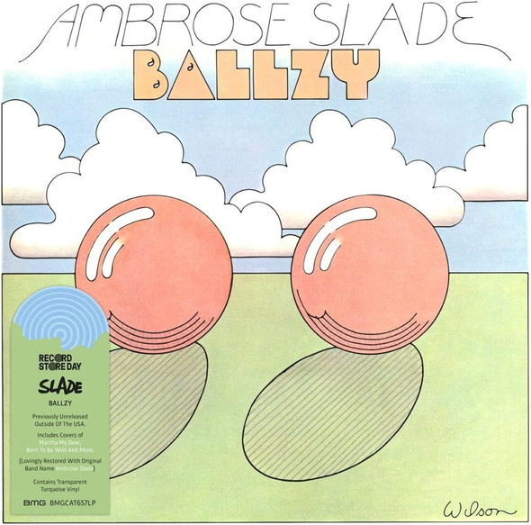SLADE-Ballzy (Transparent Blue Vinyl) (Indies)-Vinyl LP-Brand New/Still sealed_LAS0123108