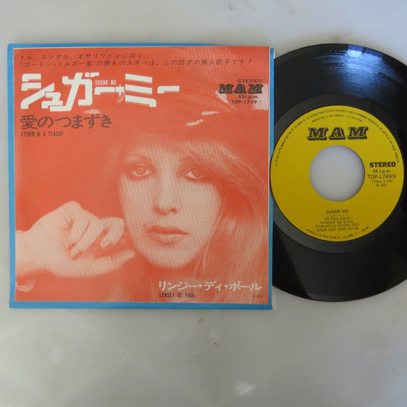 Lynsey De Paul-Sugar Me (Japan issue)-VINYL 7"-USED-SHLP_3398