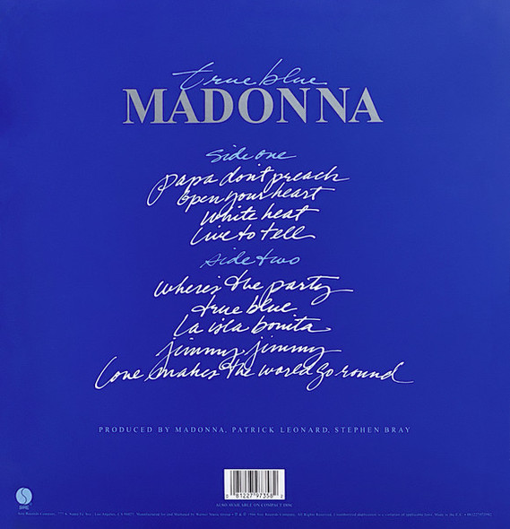 MADONNA-True Blue-Vinyl LP-Brand New/Still sealed_LAS0323215 MADONNA-True Blue-Vinyl LP-Brand New/Still sealed_LAS0323215