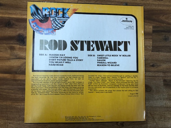 Rod Stewart-Rock Legends-VINYL LP (Aussie press)-USED-SHLP_3016