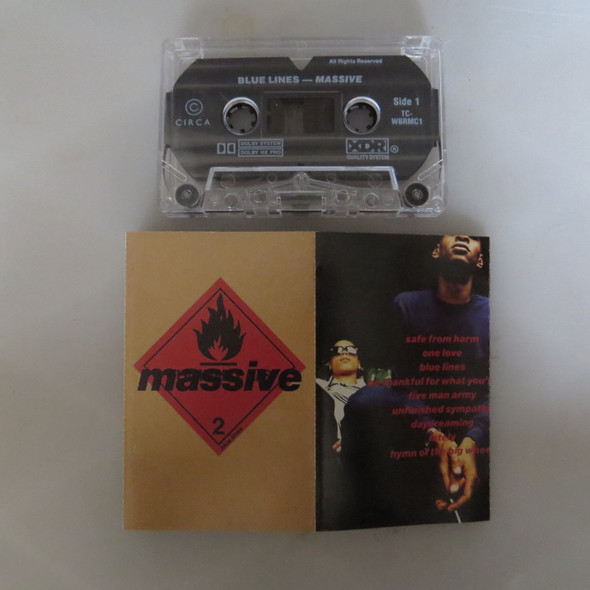 Massive Attack-Blue Lines-Cassette-Aussie Press-USED-SHLP_3837