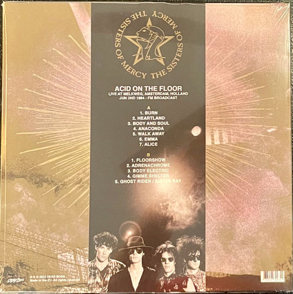 SISTERS OF MERCY-Acid On The Floor: Live At Melkweg. Amsterdam. Holland. Jun 2Nd 1984 - Fm Broadcast-Vinyl LP-Brand New/Still sealed_LAS0523021