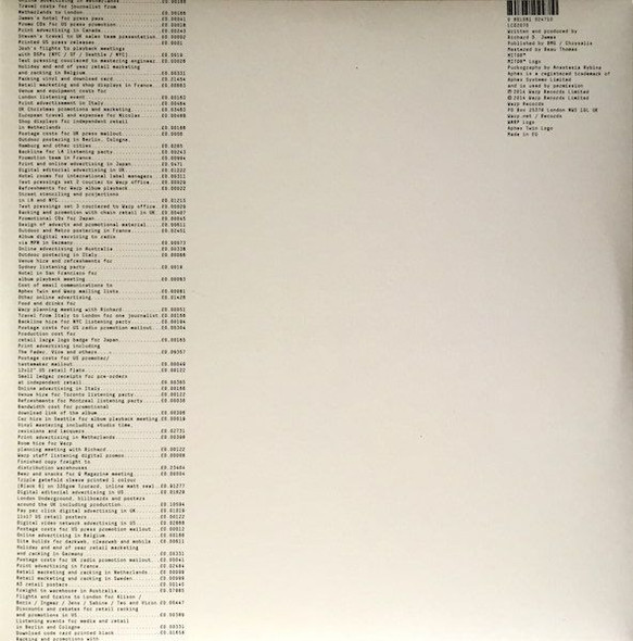 APHEX TWIN-Syro-Vinyl 3 Lp set-Brand new/Still Sealed-LAS_09