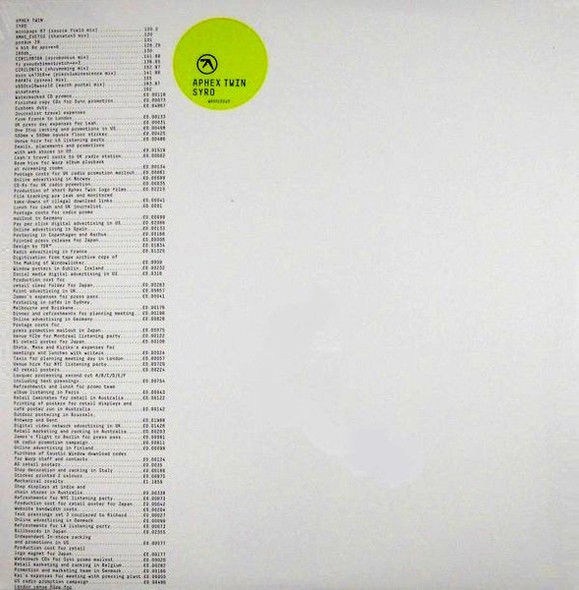 APHEX TWIN-Syro-Vinyl 3 Lp set-Brand new/Still Sealed-LAS_09