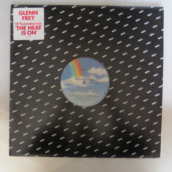 Glenn Frey-The Heat Is On-VINYL 12"-Aussie Press-USED-SHLP_3769