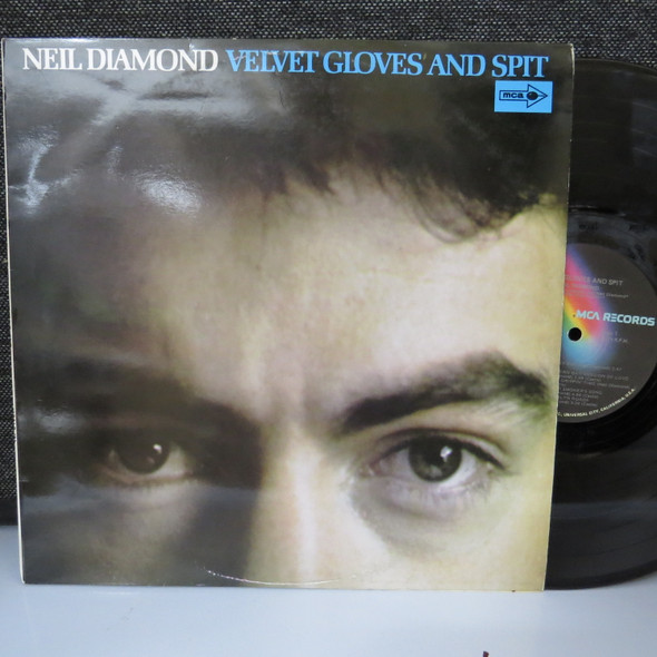 Neil Diamond-Velvet Gloves And Spit-VINYL LP-Aussie Press-USED-SHLP_3867