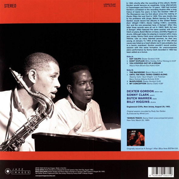 Dexter Gordon-A Swingin' Affair-Vinyl LP-Brand New/Still sealed_LAS0723157