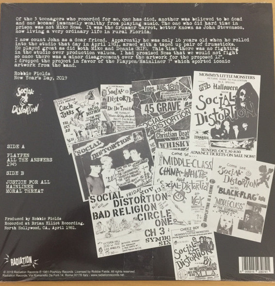 SOCIAL DISTORTION-Poshboy's Little Monsters-Vinyl LP-Brand New/Still sealed_LAS0723022
