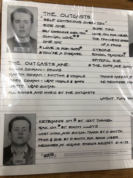 OUTCASTS-Self Conscious Over You (Coloured Vinyl)-Vinyl LP-Brand New/Still sealed_LAS0723031