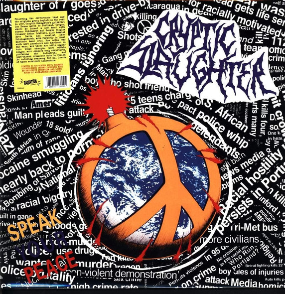 CRYPTIC SLAUGHTER-Speak Your Peace-Vinyl LP-Brand New/Still sealed_LAS0723052