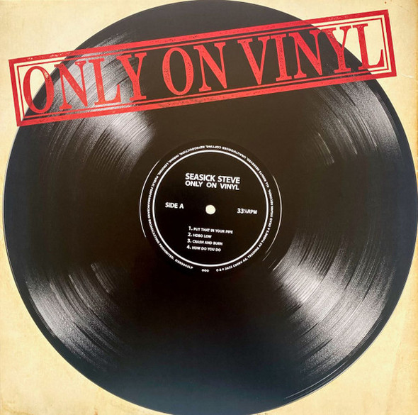 SEASICK STEVE-Only On Vinyl (Blue Vinyl)-Vinyl LP-Brand New/Still sealed_LAS0723066 SEASICK STEVE-Only On Vinyl (Blue Vinyl)-Vinyl LP-Brand New/Still sealed_LAS0723066