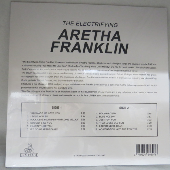 ARETHA FRANKLIN-The Electrifying (Clear Vinyl)-Vinyl LP-Brand New/Still sealed_LAS0823125