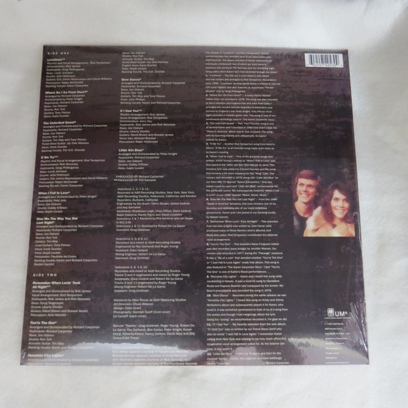 CARPENTERS / LOVELINES--Vinyl LP-Brand New/Still sealed_TTT1023022