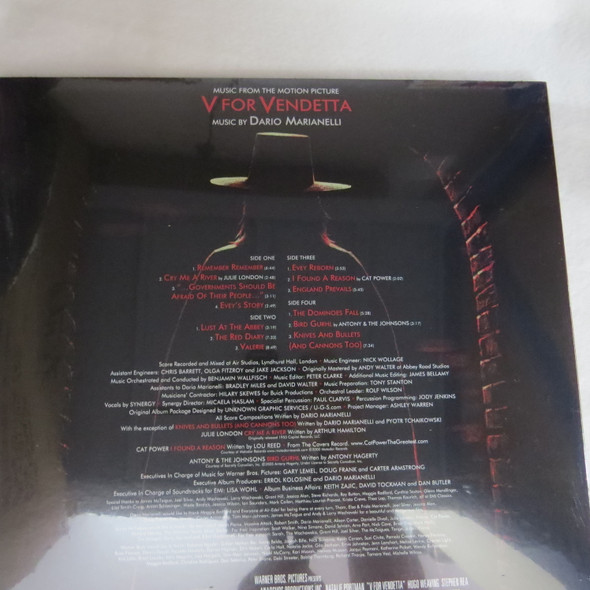 OST- V FOR VENDETTA [DARIO MARLAND] --Vinyl LP-Brand New/Still sealed_TTT1023084