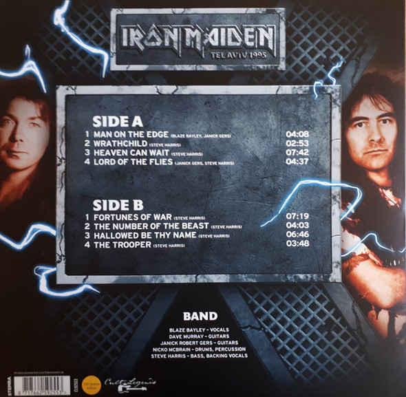 IRON MAIDEN-Tel Aviv 1995-Vinyl LP-Brand New/Still sealed_LAS1023149