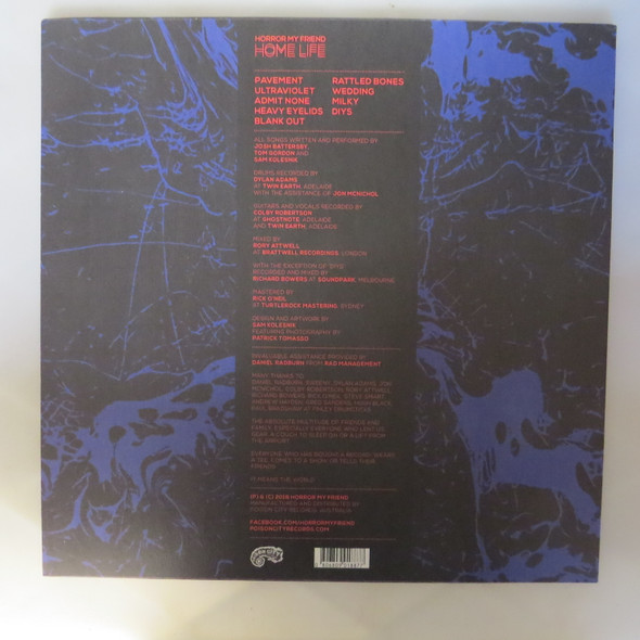 Horror My Friend-Home Life (Blue vinyl)-VINYL LP-USED-SHLP_4138