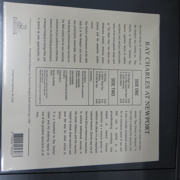 RAY CHARLES-Ray Charles At Newport (Clear Vinyl)-Vinyl LP-Brand New/Still sealed_LAS1123127