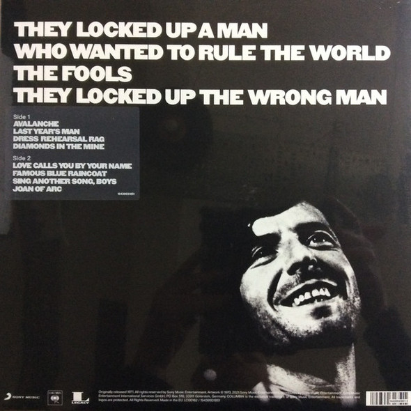 LEONARD COHEN-Songs Of Love And Hate (50th Anniversary Edition)-Vinyl LP-Brand New/Still sealed_LAS1123259