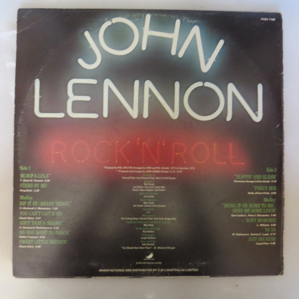 John Lennon-Rock 'N' Roll-VINYL LP-USED-SHLP_4205