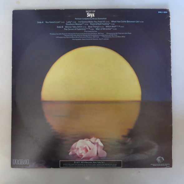 Styx-Best Of Styx-VINYL LP-USED-SHLP_4211