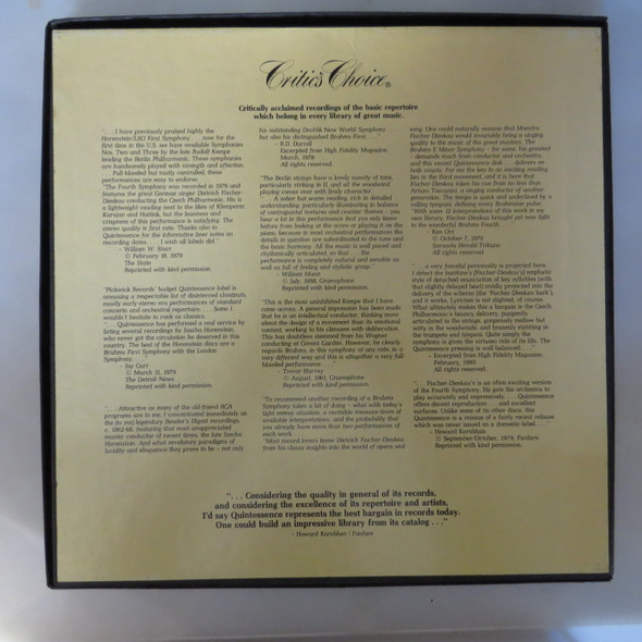 Johannes Brahms-The Complete Symphonies-VINYL LP-USED-SHLP_4493