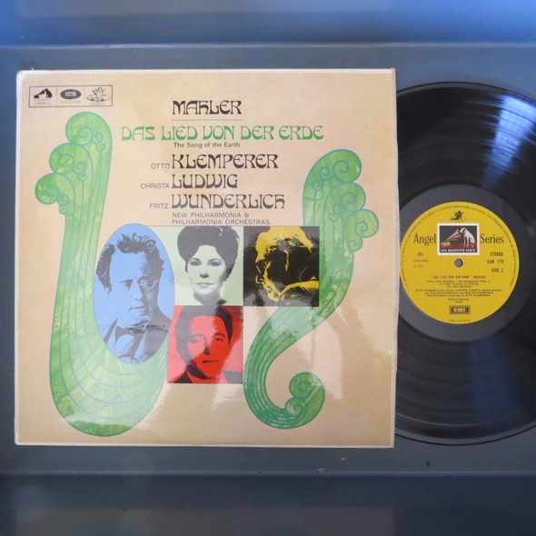 Gustav Mahler - Otto Klemperer, Christa Ludwig, Fritz Wunderlich, New Philharmonia Orchestra & Philharmonia Orchestra-Das Lied Von Der Erde-VINYL LP-USED-SHLP_4613