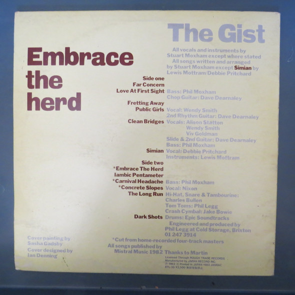 The Gist-Embrace The Herd-VINYL LP-USED-SHLP_4628