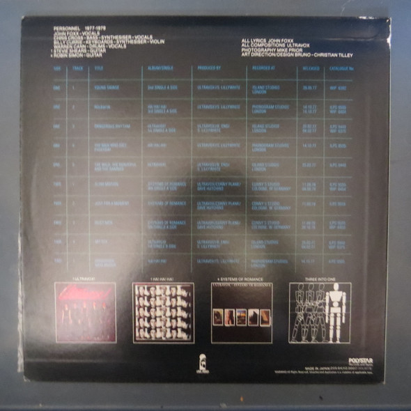 Ultravox-Three Into One-VINYL LP-USED-SHLP_4648