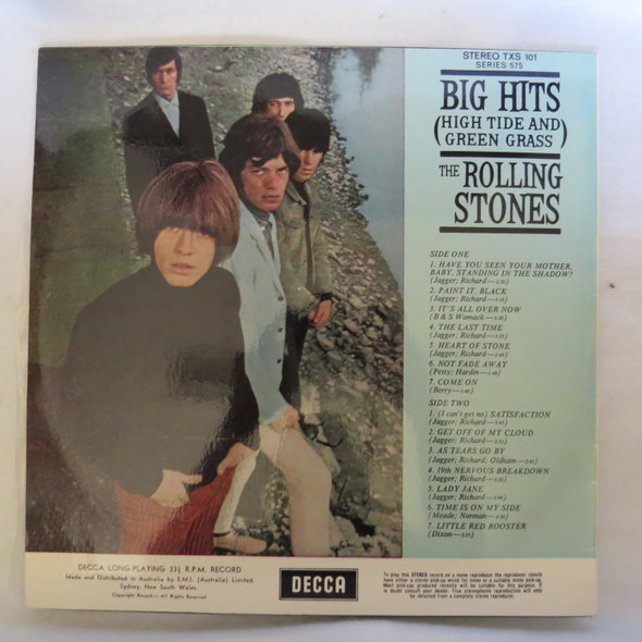 The Rolling Stones-Big Hits (High Tide And Green Grass)-VINYL LP-NM-USED-SHLP_4670