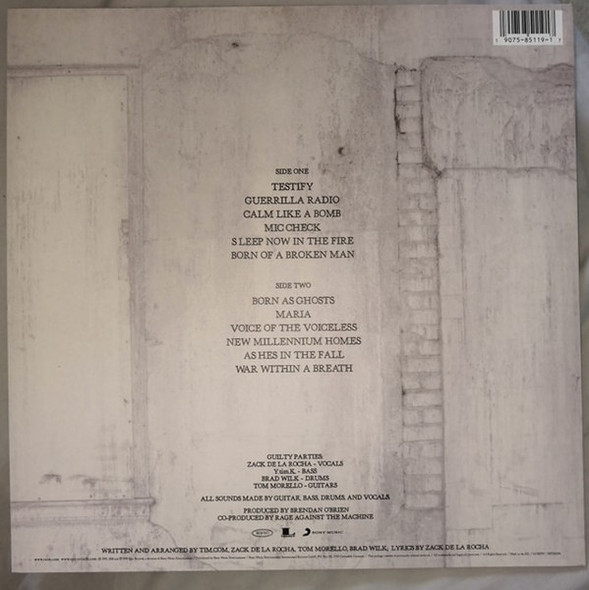 RAGE AGAINST THE MACHINE-The Battle Of Los Angeles-Vinyl LP-Brand New/Still sealed_LAS0324019