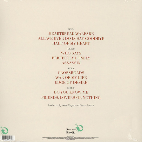 JOHN MAYER-Battle Studies-Vinyl LP-Brand New/Still sealed_LAS0324013