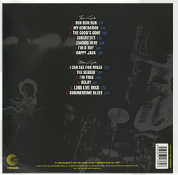 WHO-Back And Forth - Bbc Live At Bbc Studios. London (Special Edition) (Yellow Vinyl)-Vinyl LP-Brand New/Still sealed_LAS0324050