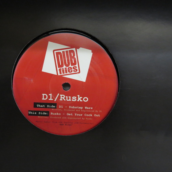 D1 / Rusko-Dubstep Warz / Get Your Cock Out-VINYL 12"-USED-SHLP_4918