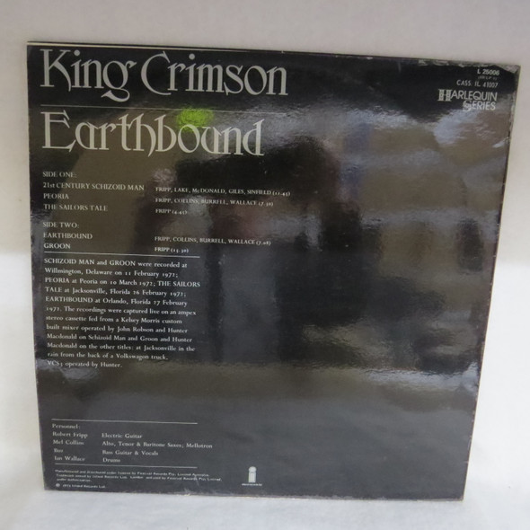 King Crimson-Earthbound-VINYL LP-USED-SHLP_5023