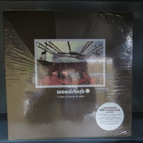 Various-Woodstock - 40th Anniversary Edition (5 LP box set)-VINYL LP-USED-SHLP_5063