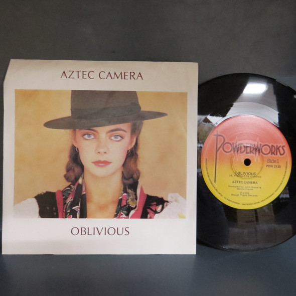 Aztec Camera-Oblivious-Aussie 7" vinyl single-USED-SHLP_5450