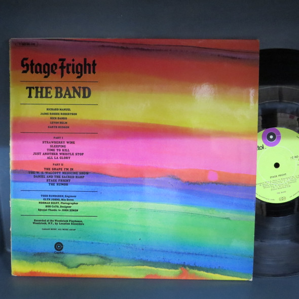 The Band-Stage Fright-VINYL LP-USED-SHLPDI060524_5306