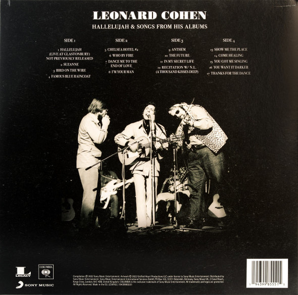 Leonard Cohen-Hallelujah & Songs from His Albums-Vinyl LP-Brand New/Still sealed_LAS0824199