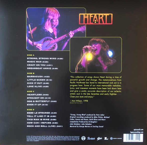 HEART-Greatest Hits-Vinyl LP-Brand New/Still sealed_LAS0824174